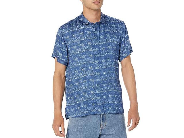 John Varvatos Loren Short Sleeve Sport Shirt W690Z2 Men's Short Sleeve Button Up Product Image