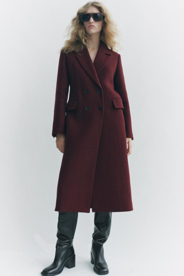 WOOL BLEND COAT ZW COLLECTION Product Image