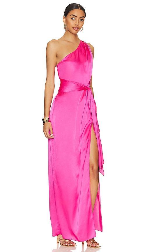 Amanda Uprichard x REVOLVE Delmar Gown in Fuchsia. Product Image