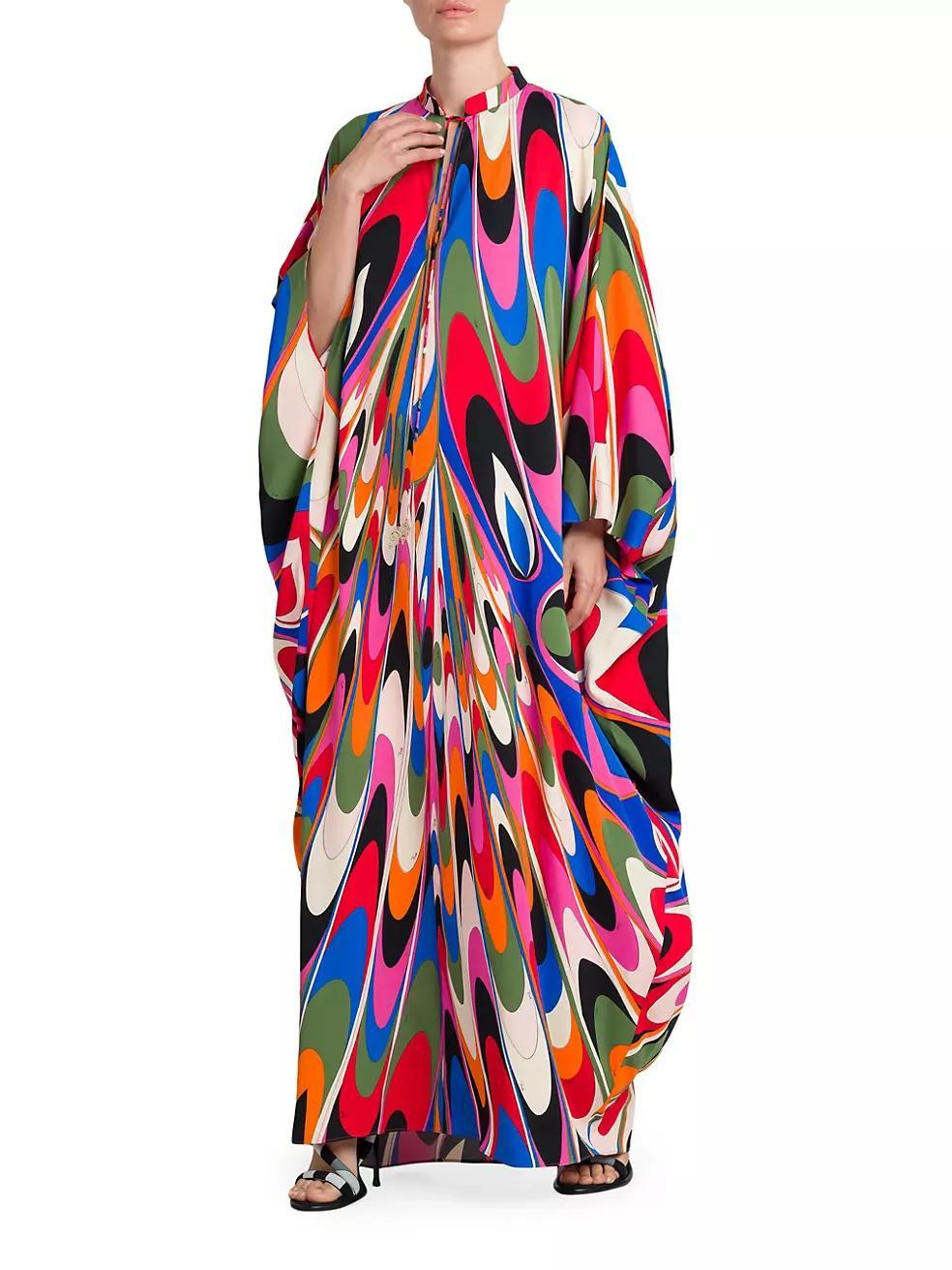 Oversized Printed Caftan Product Image