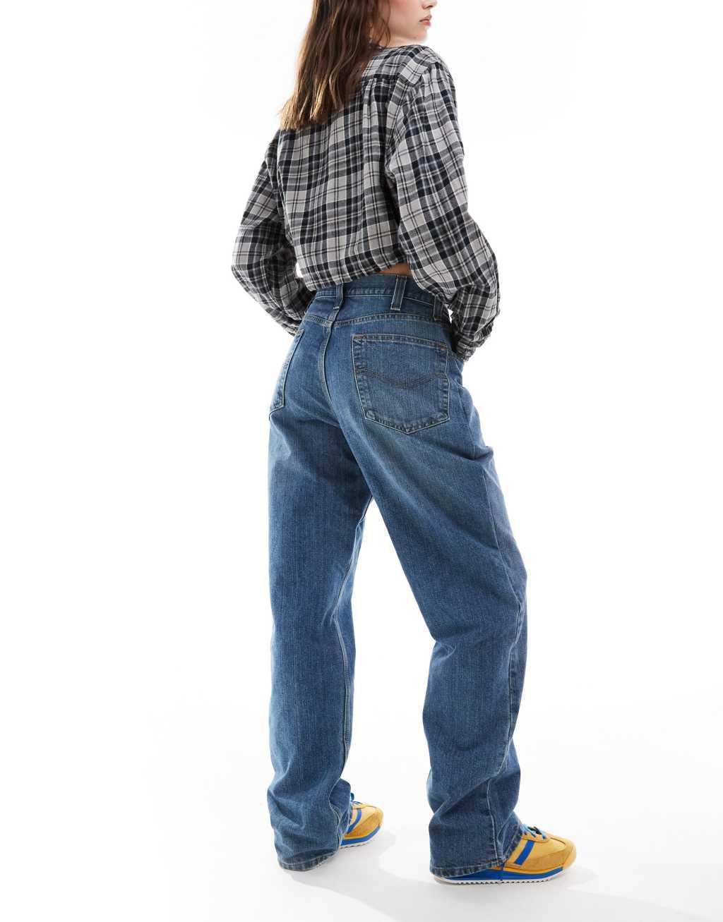 Reclaimed Vintage Revived x Glass Onion baggy jeans Product Image