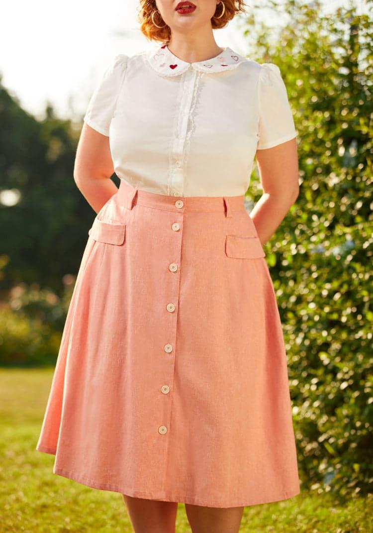 Effortless Feature A-Line Skirt Product Image