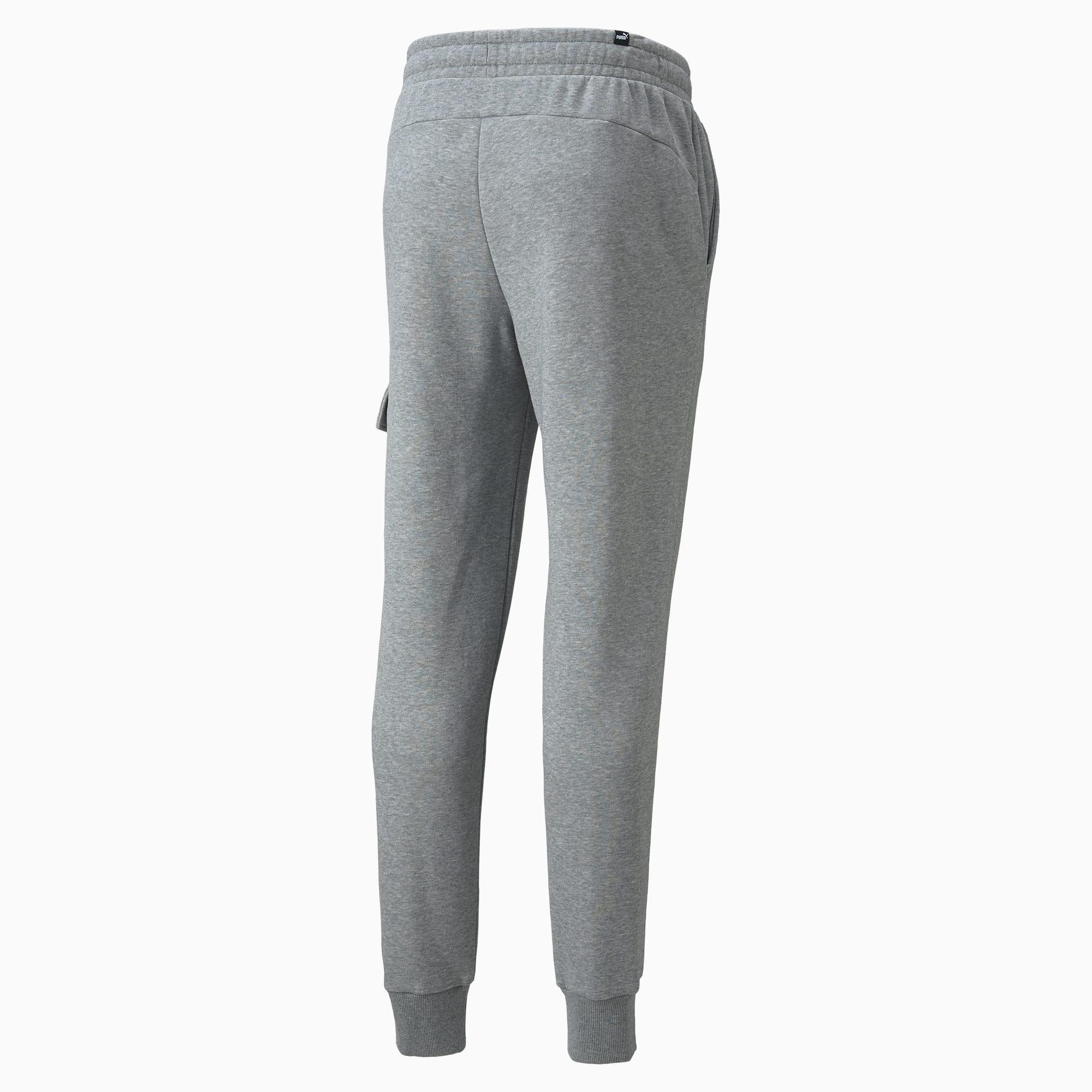 PUMA Essentials Men's Cargo Pants in Medium Grey Heather Product Image