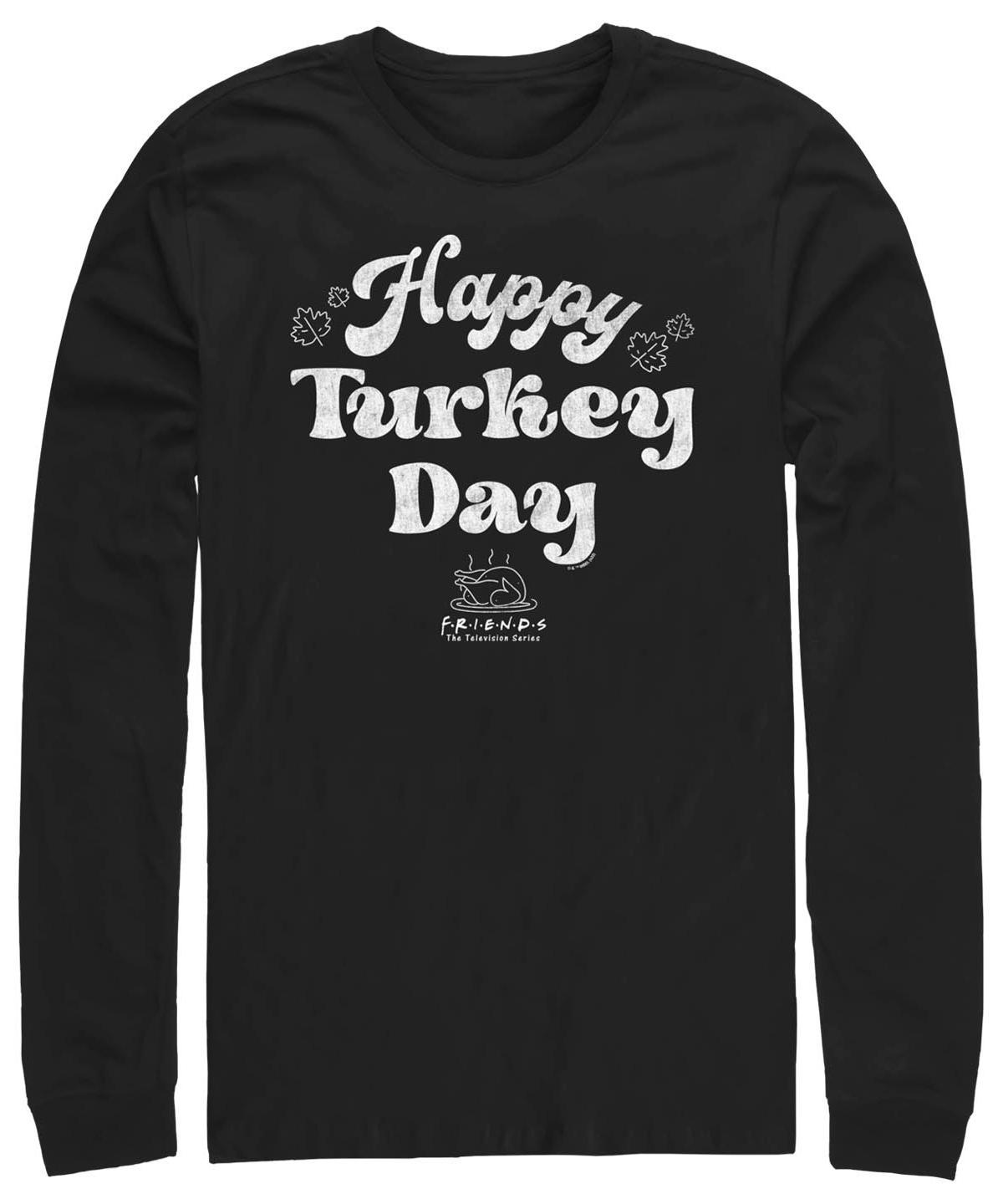 Fifth Sun Mens Friends Turkey Day Long Sleeves T-shirt Product Image