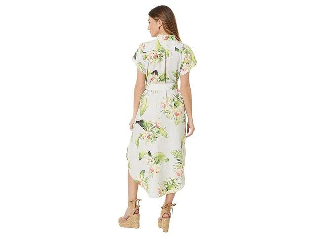 Tommy Bahama La Brisa Blooms Shirt Dress (Pure Khaki) Women's Dress Product Image