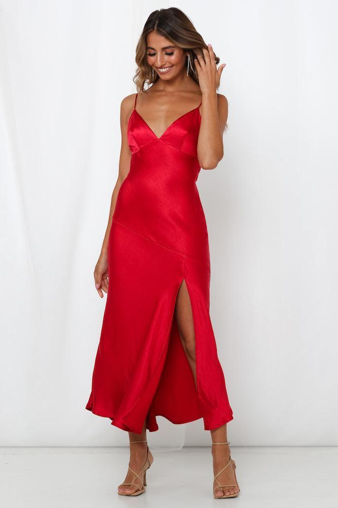 Asking For A Friend Midi Dress Wine Product Image