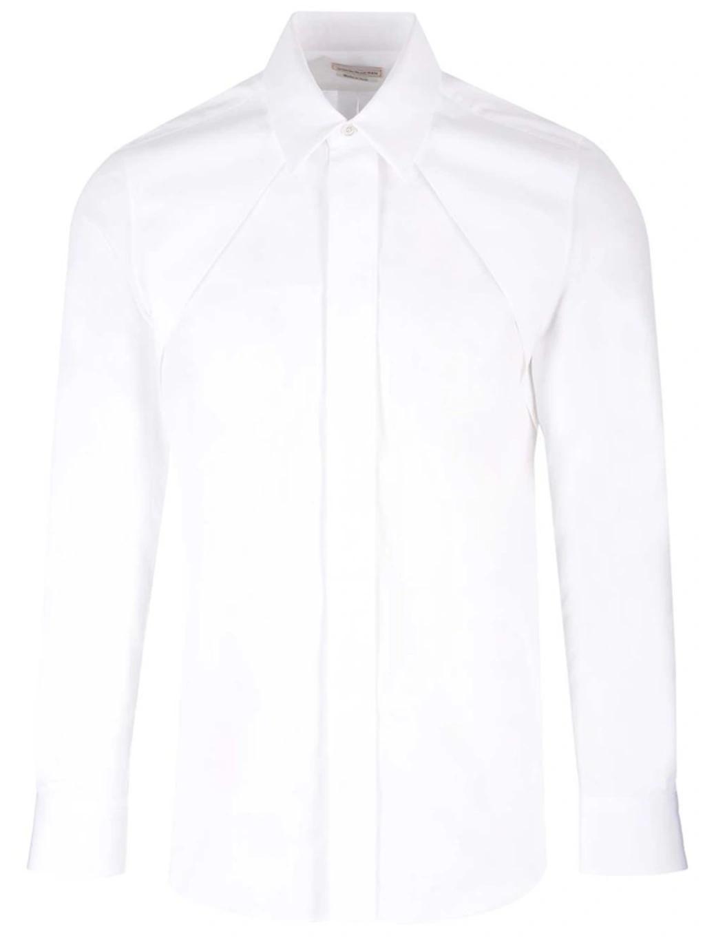 Long-sleeved Shirt In White Product Image