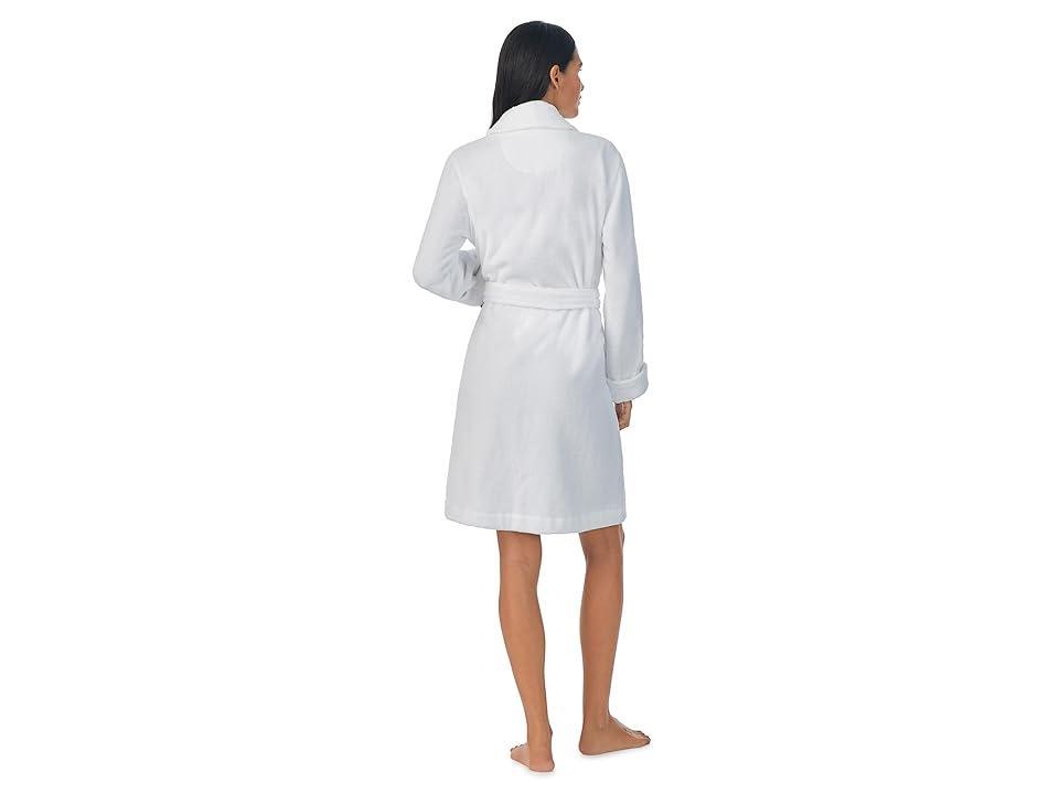 Lauren Ralph Lauren Organic Cotton Short Shawl Collar Robe Women's Robe Product Image