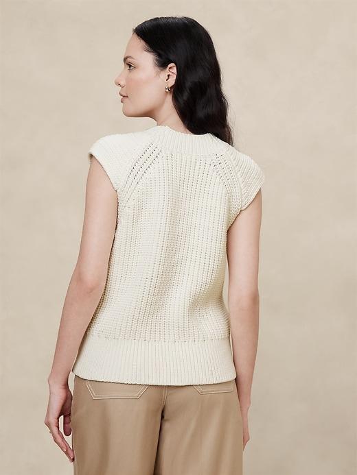 Textured Cross-Vee Sweater Product Image