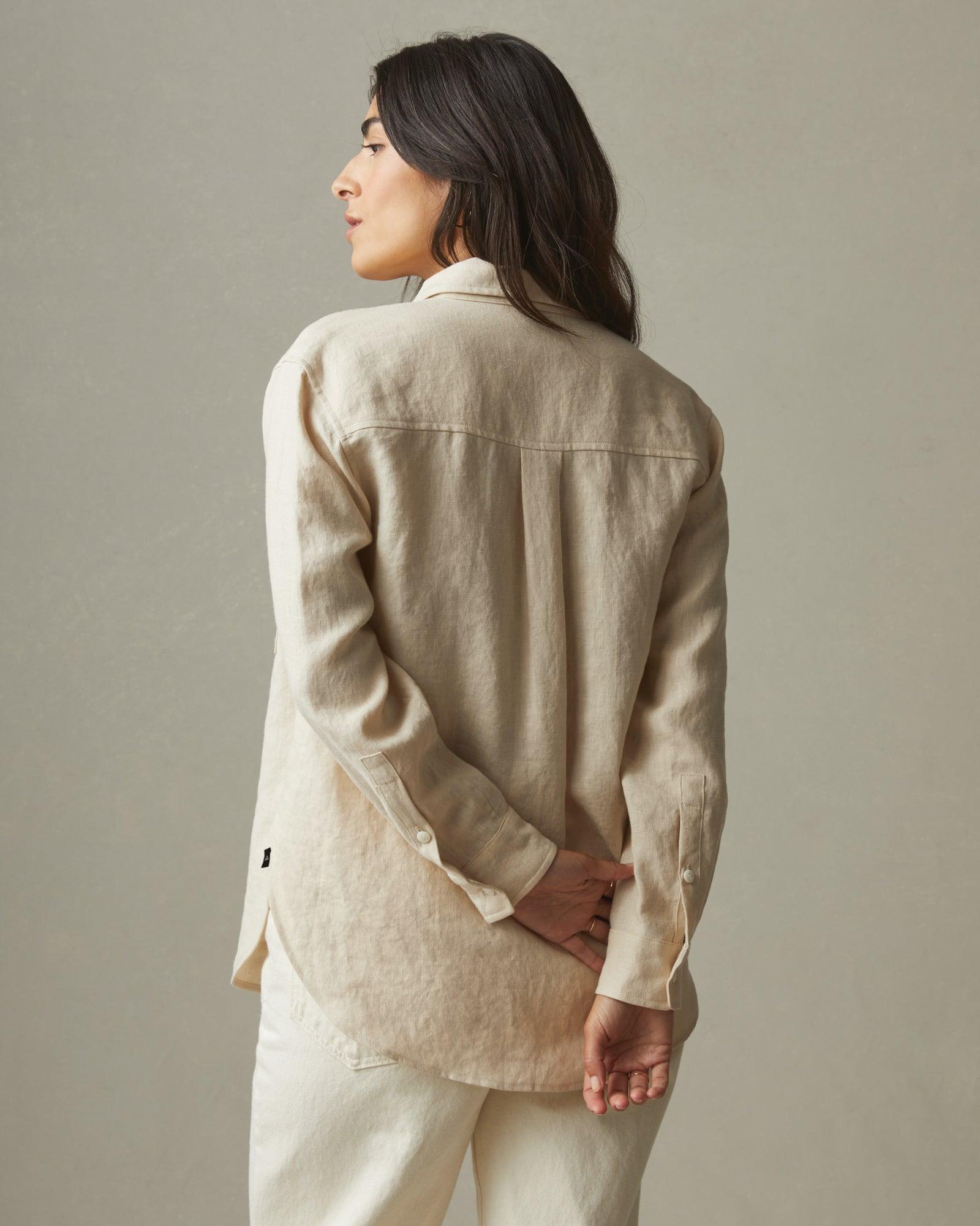 Easy Linen Long Sleeve Shirt - Cotton Female product image