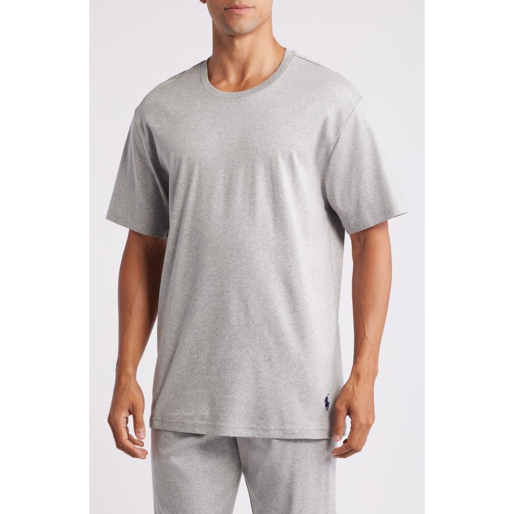 POLO RALPH LAUREN Luxury Mercerized Cotton Short Sleeve Crew T-shirt In Andover Heather Product Image