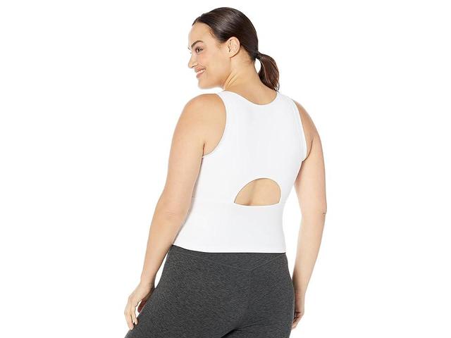 Madewell Plus MWL Flex Cutout-Back Tank (Eyelet ) Women's Clothing Product Image