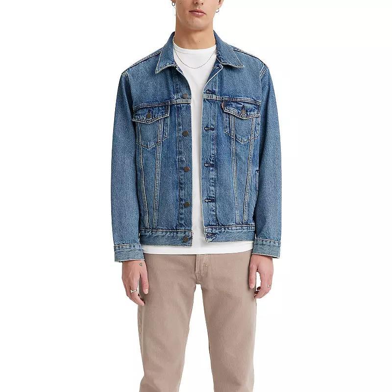 Levis Mens Relaxed-Fit Trucker Jacket Product Image