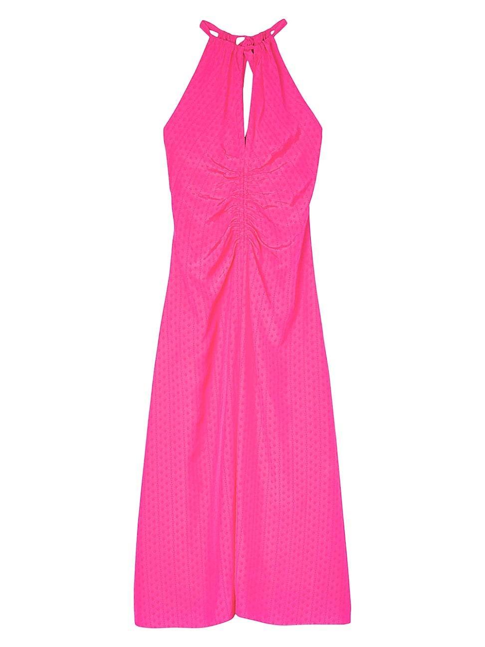 Sandro Courtney Halter Midi Dress Product Image