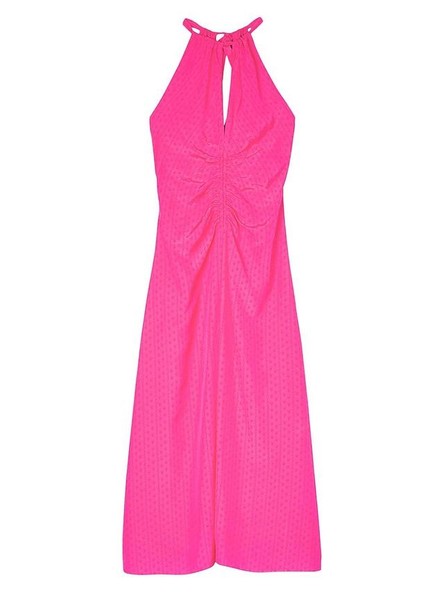 Sandro Courtney Halter Midi Dress Product Image