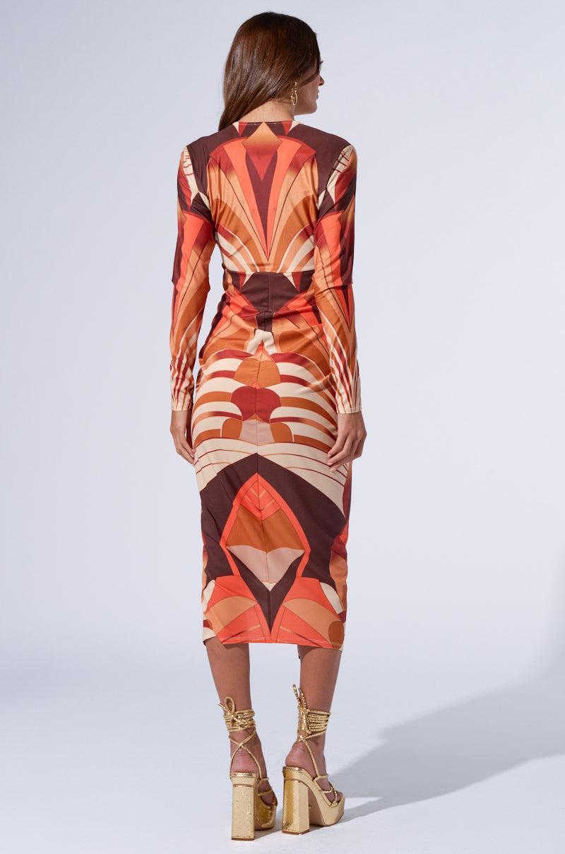 SAY LESS MIDI DRESS Product Image