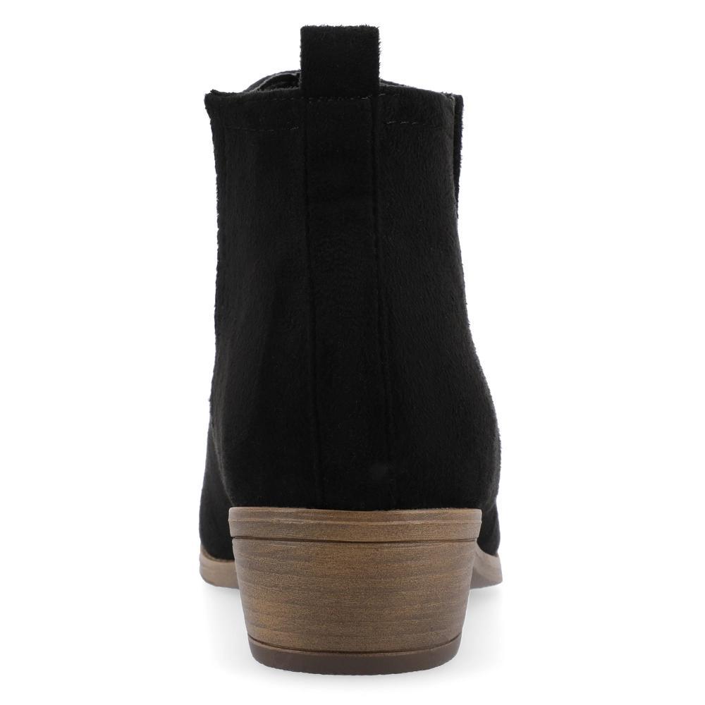 Journee Womens Rimi Pull On Stacked Heel Booties Product Image