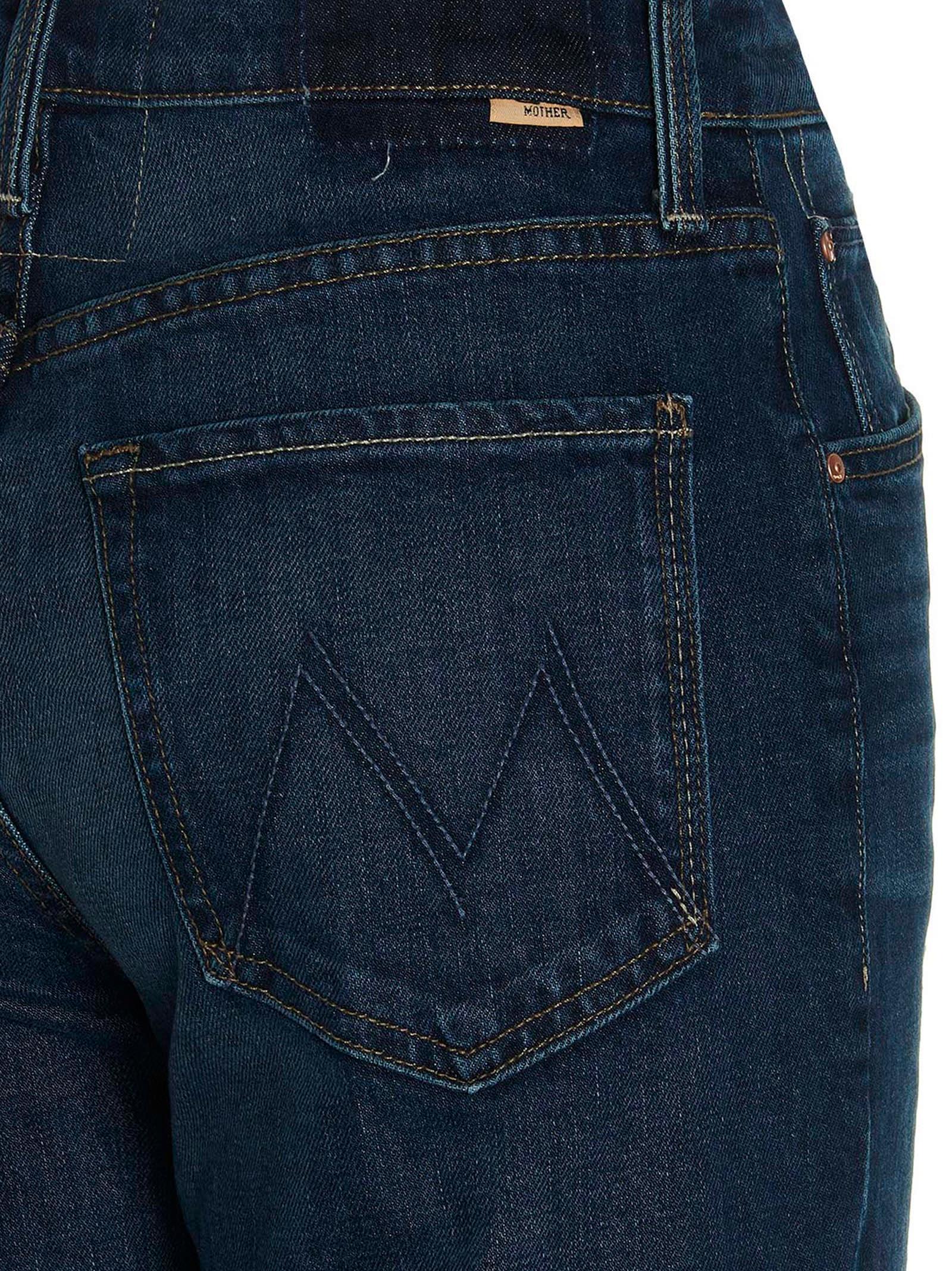 The Rambler Straight-leg Mid-rise Stretch-organic Denim Jeans In Blue Product Image