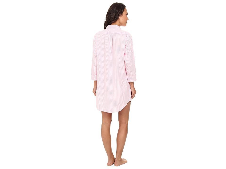 Lauren Ralph Lauren Roll Cuff Sleepshirt Nightgown Product Image