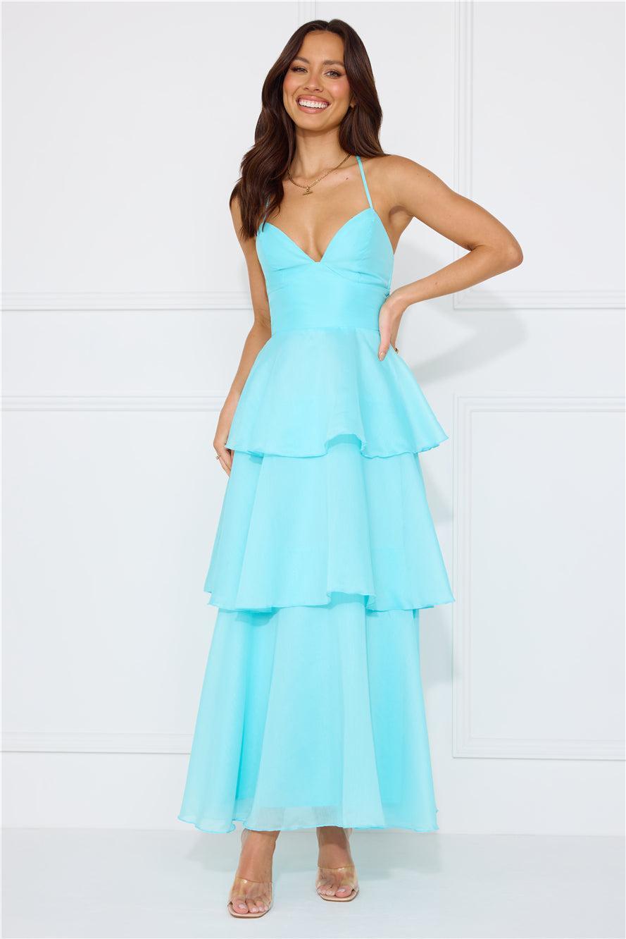 Mysterious Beauty Maxi Dress Mint Product Image