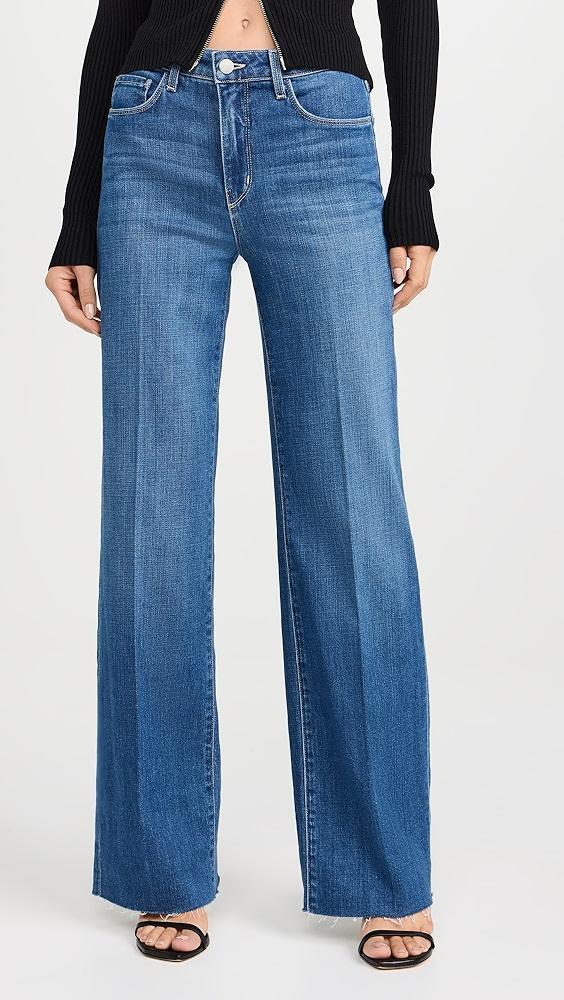 L'AGENCE Scottie High Rise Wide Leg Jeans | Shopbop product image