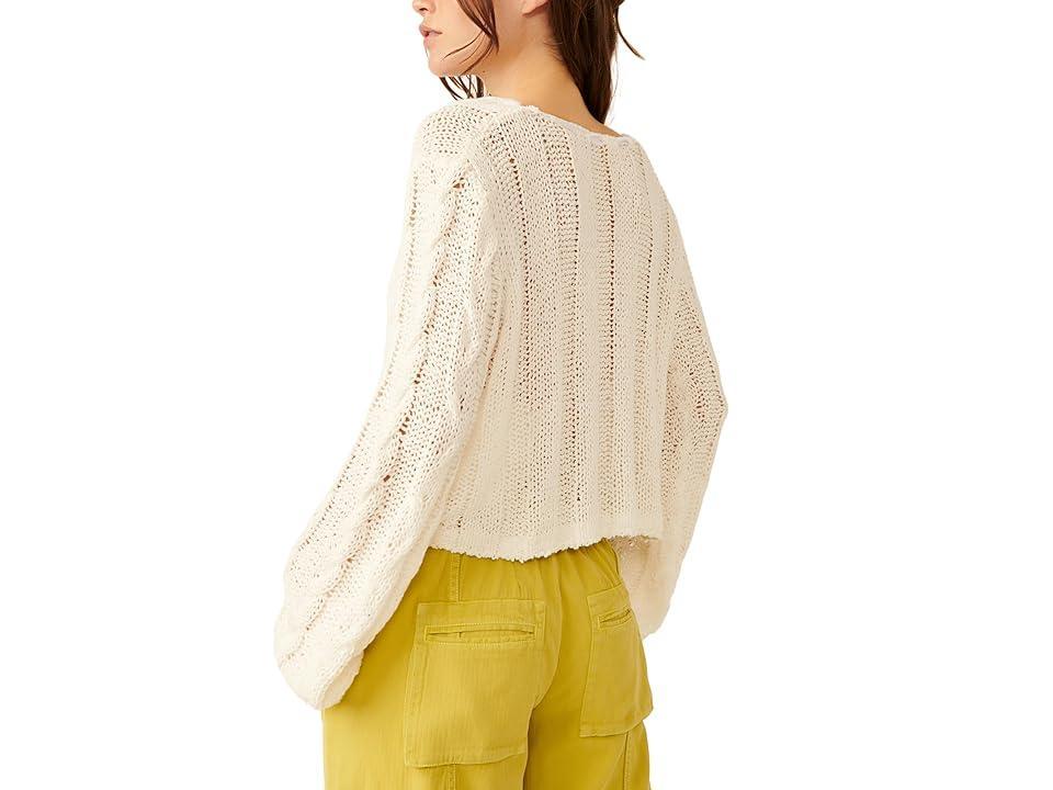 Free People Robyn Cotton Blend Crop Cardigan Product Image