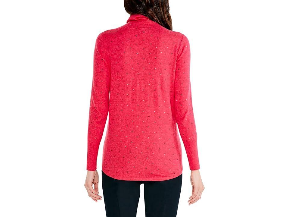 NIC+ZOE Vital Twinkle Sweater (Rose) Women's Clothing Product Image