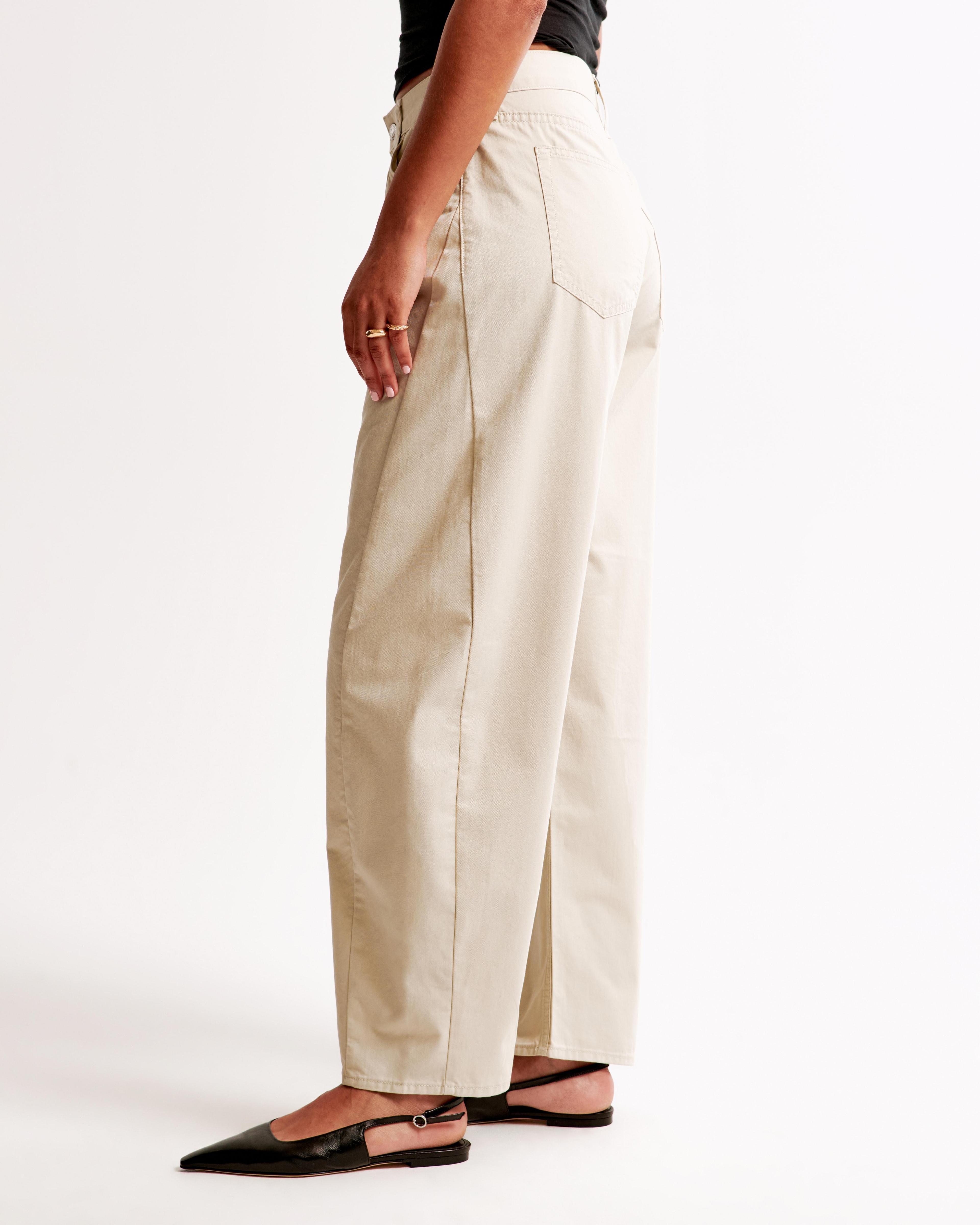 Curve Love Mid Rise Barrel Pant Product Image