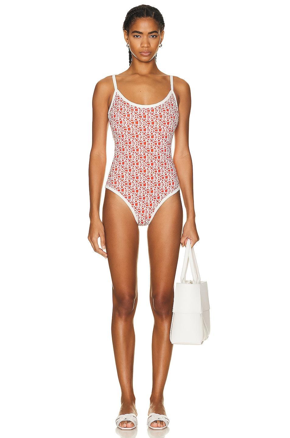 Womens Logo Scoopback One-Piece Swimsuit Product Image