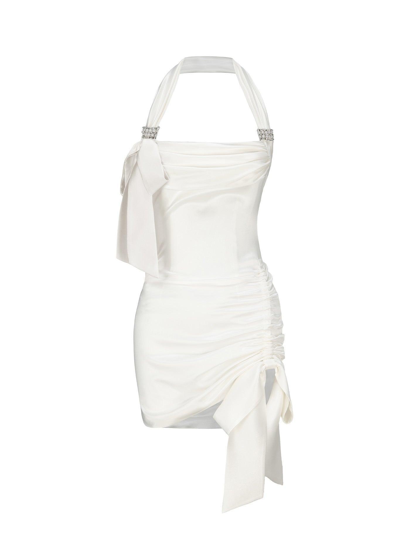 Celia Dress (White) Product Image