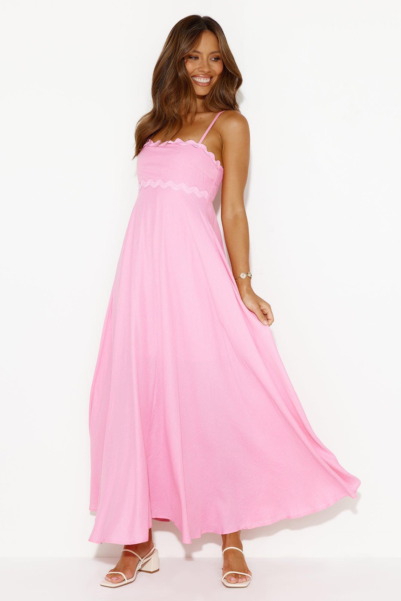 Energy For Vacays Maxi Dress Pink Product Image