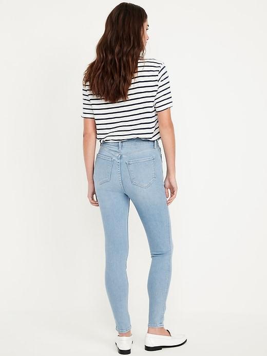 Extra High-Waisted Rockstar 360° Stretch Super-Skinny Jeans Product Image