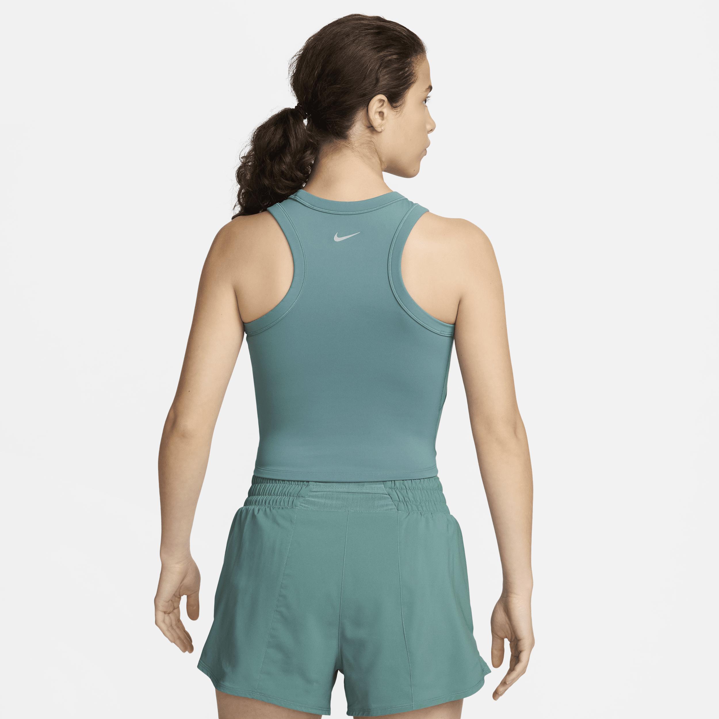 Nike Womens One Fitted Dri-FIT Cropped Tank Top Product Image