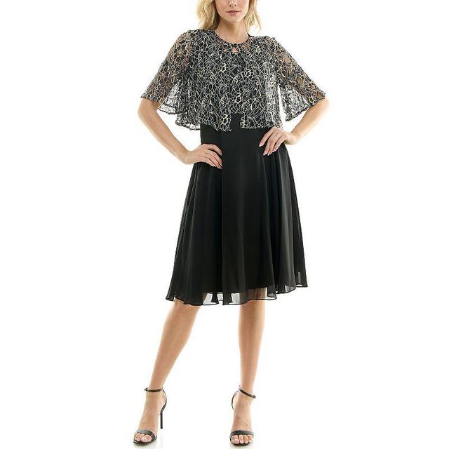 Womens Gabby Skye 2-piece Lace Jacket and Dress Product Image