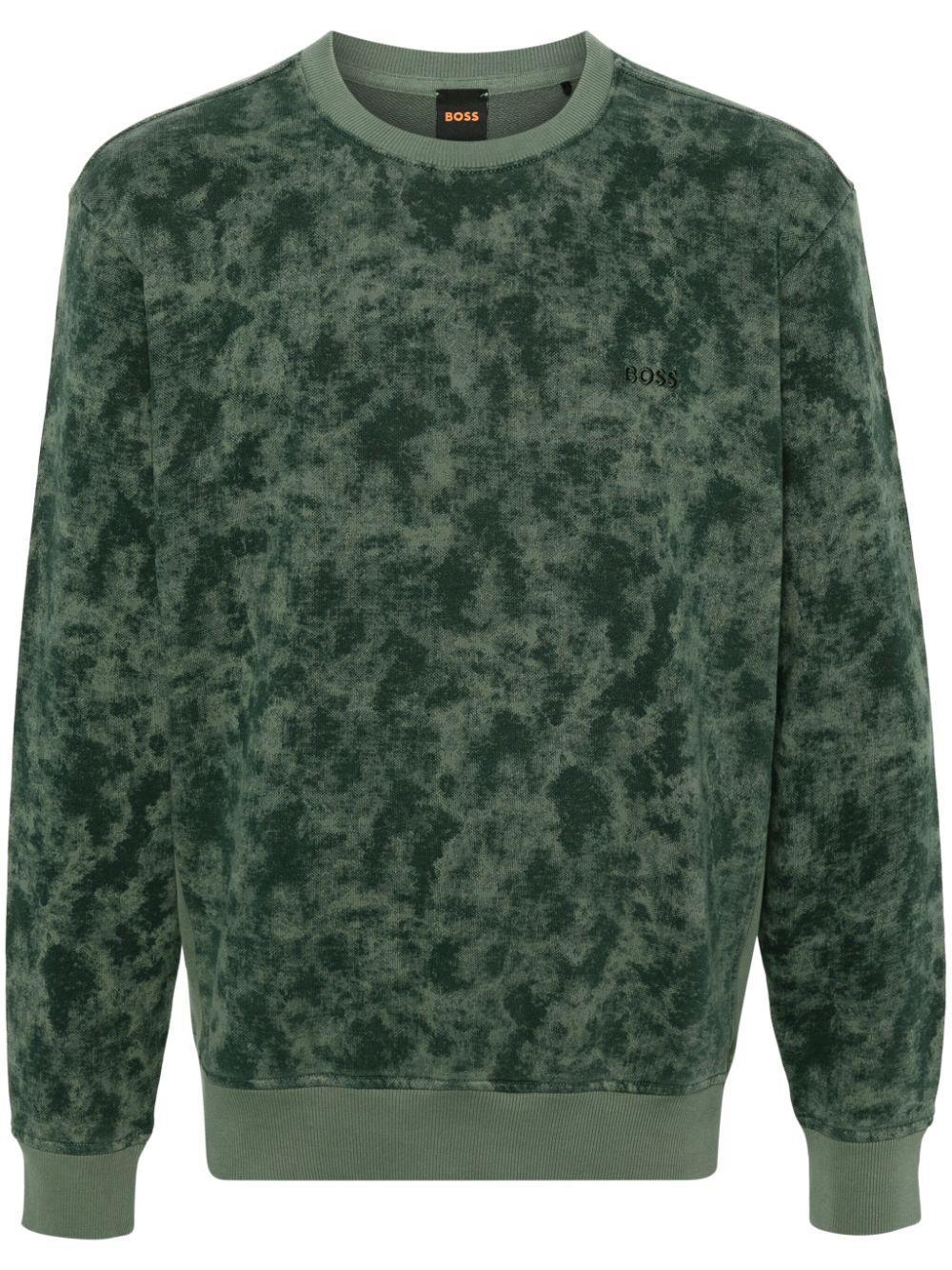 HUGO BOSS Sweatshirt Boss Men Color Green In Grün Product Image