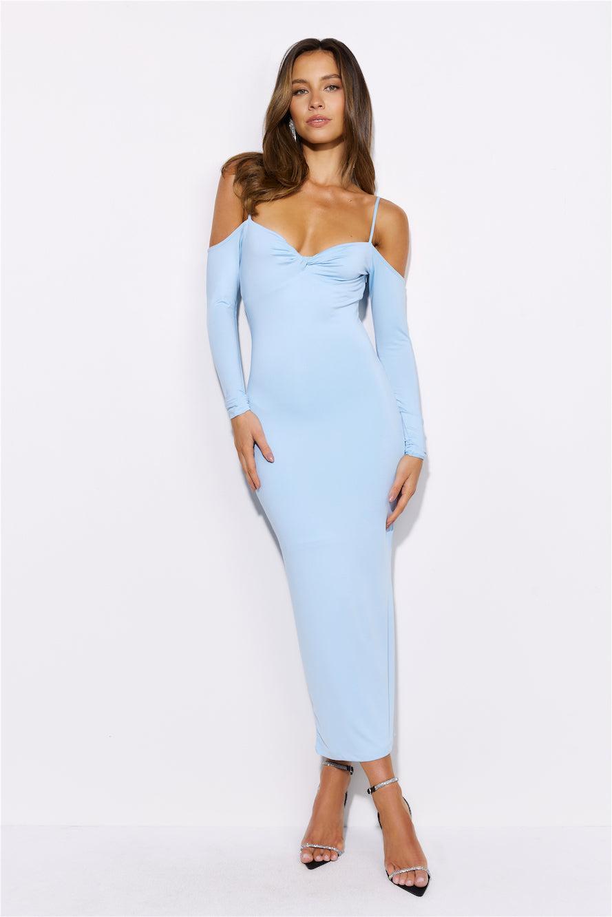 Her Muse Midi Dress Blue Product Image