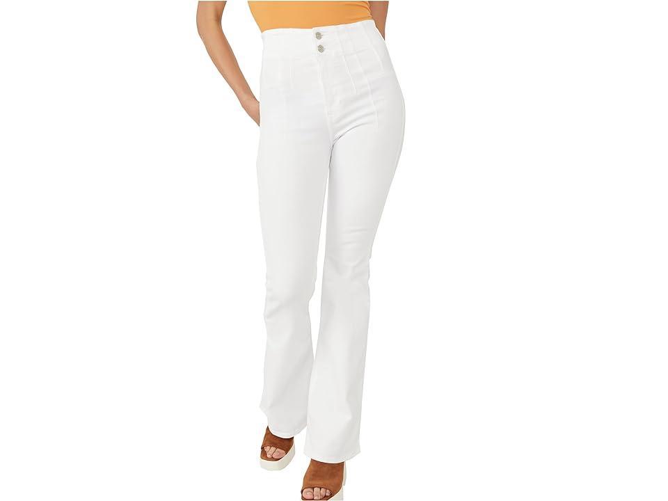 Free People Jayde Flare Jean in White. - size 31 (also in 32) Product Image