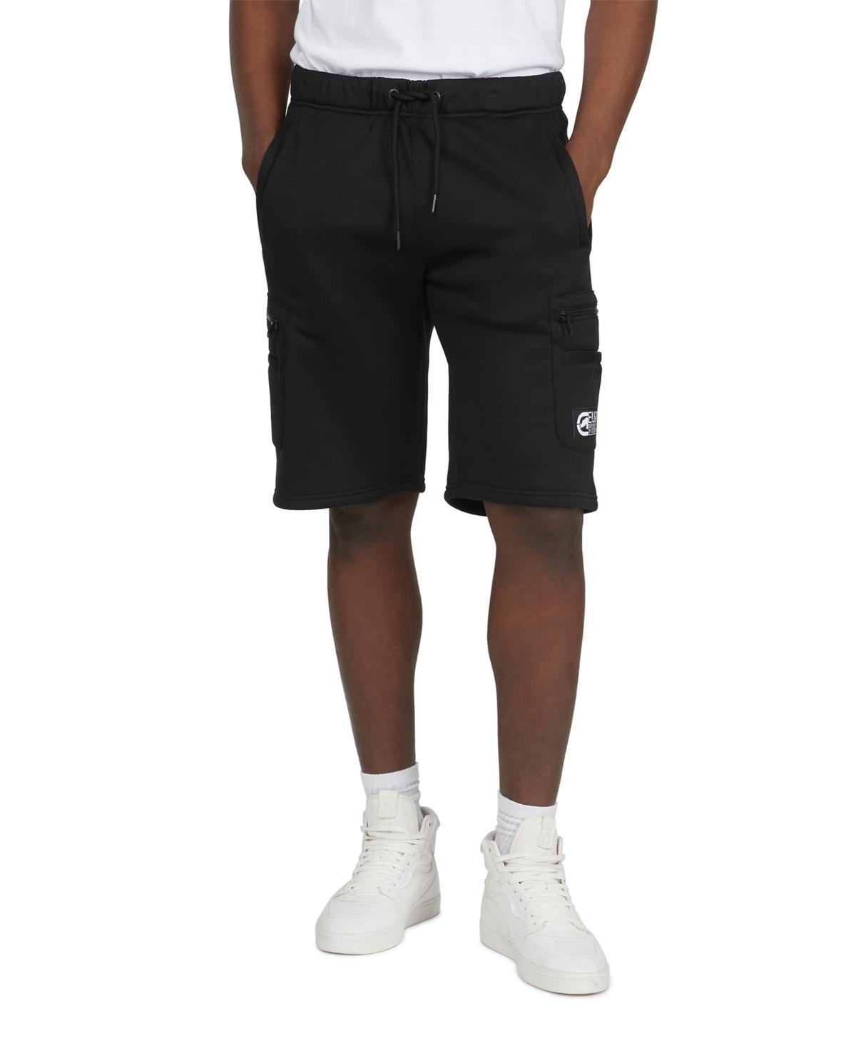 Ecko Unltd. Mens Zip Angled Pocket Fleece Short Product Image