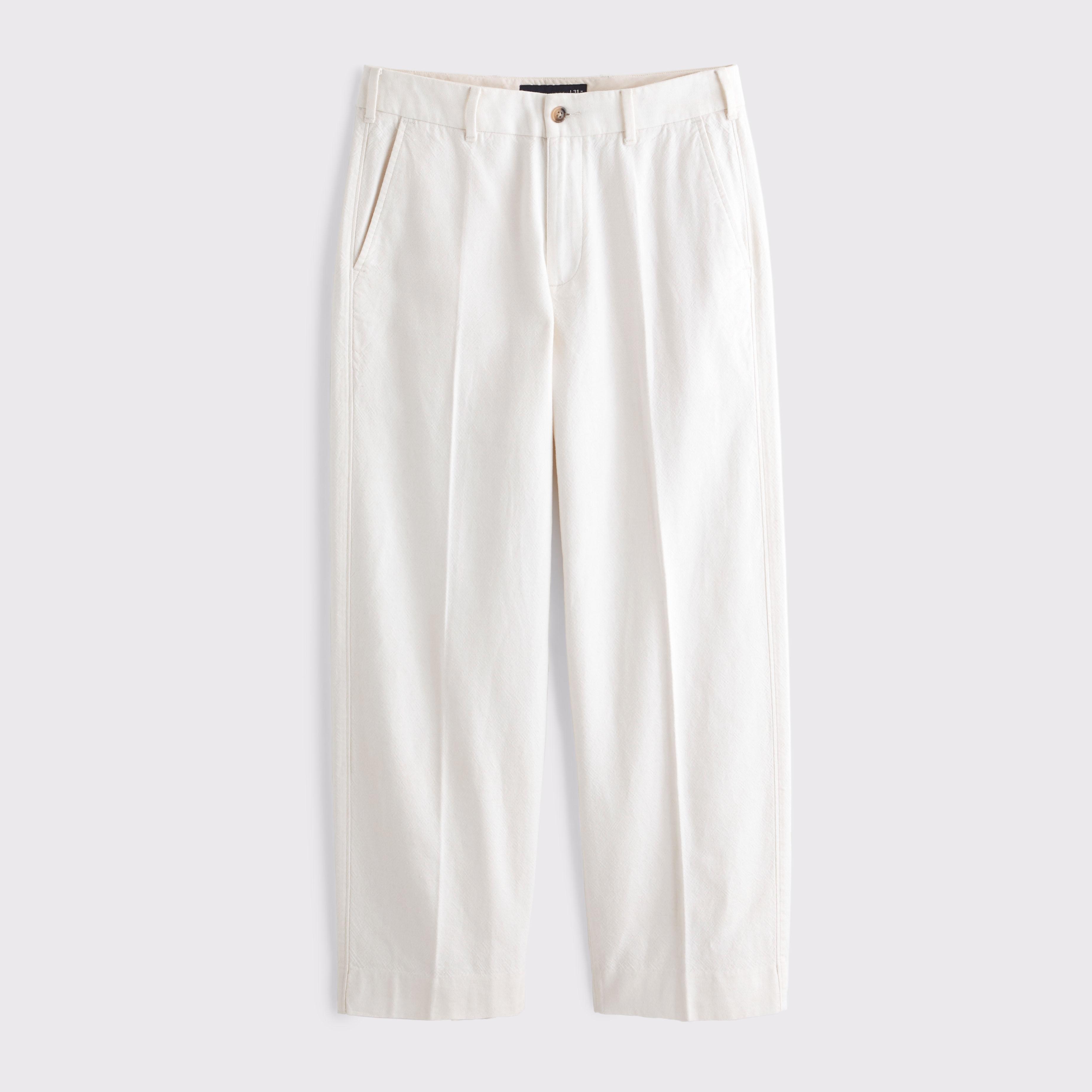 Baggy Tailored Linen-Blend Trouser Product Image