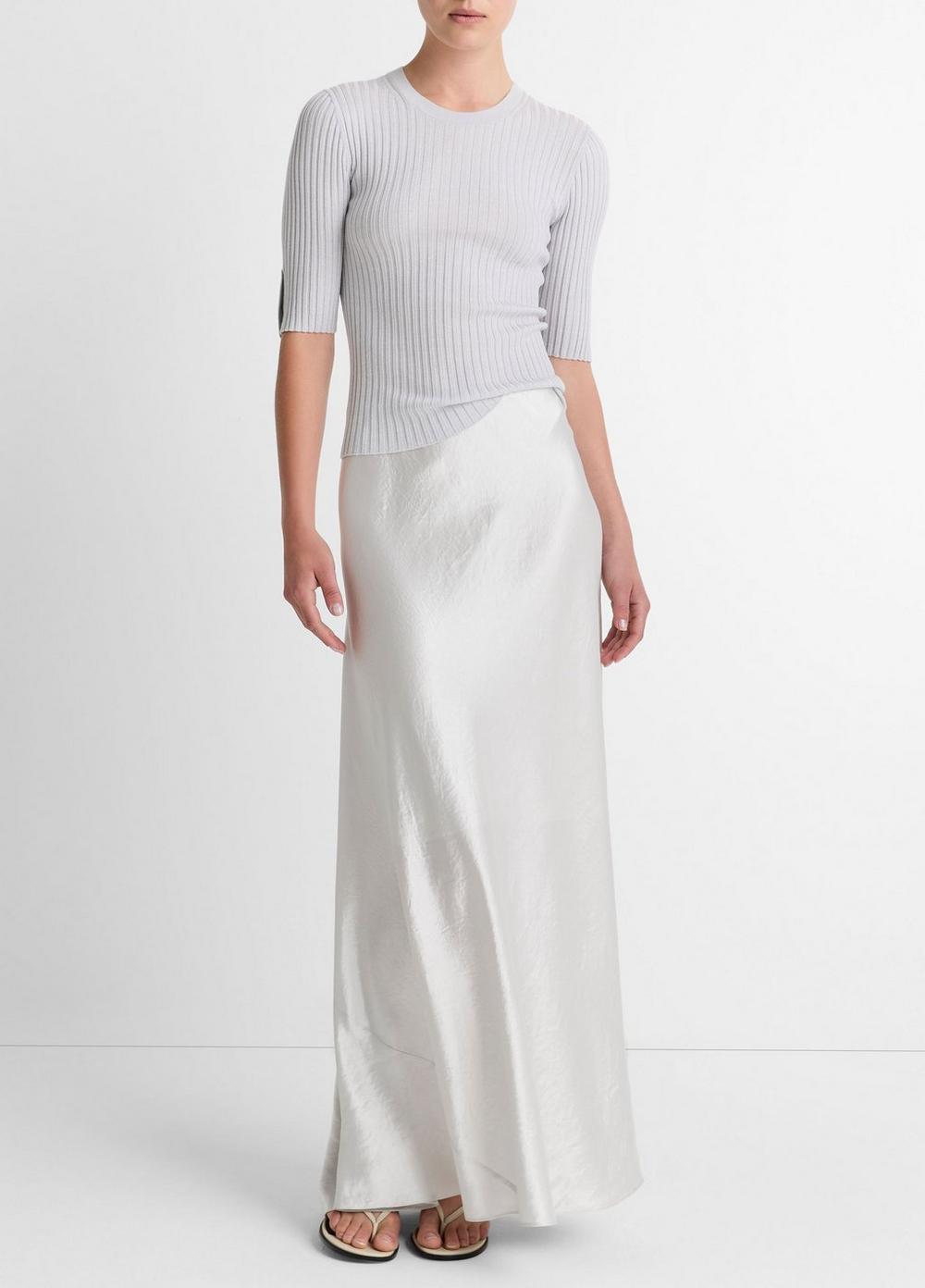 Satin Maxi Skirt Product Image