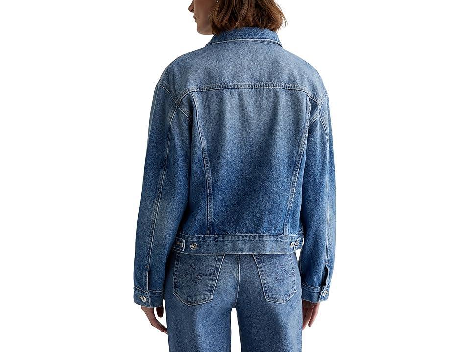 AG Jeans Ramie Oversized Trucker Jacket (Stockholm) Women's Vest Product Image