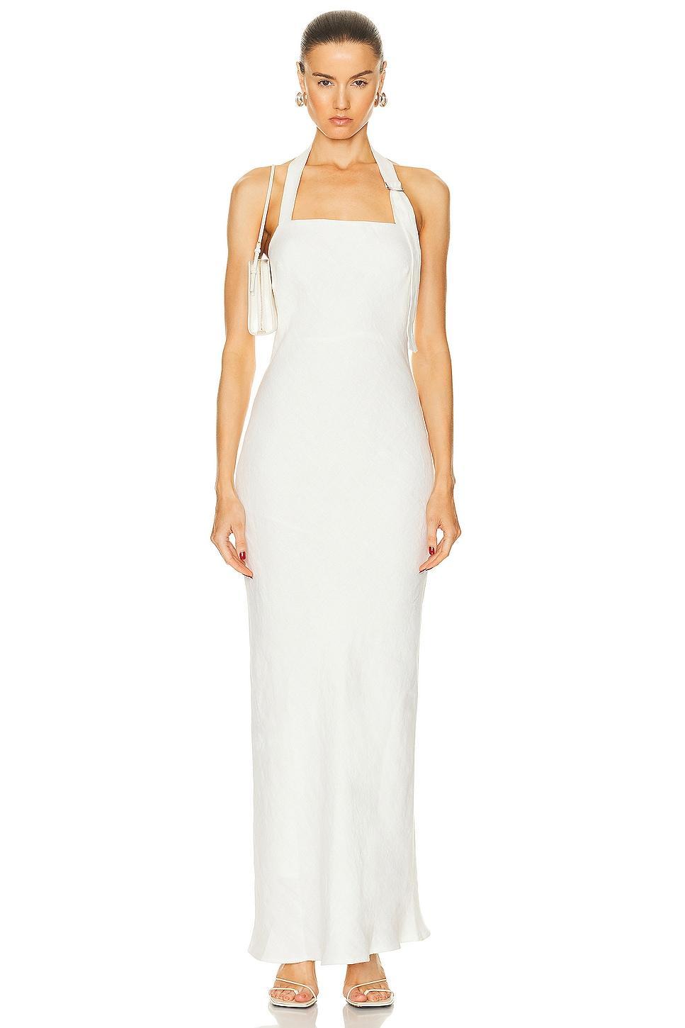 St. Agni Linen Bias Maxi Dress Product Image