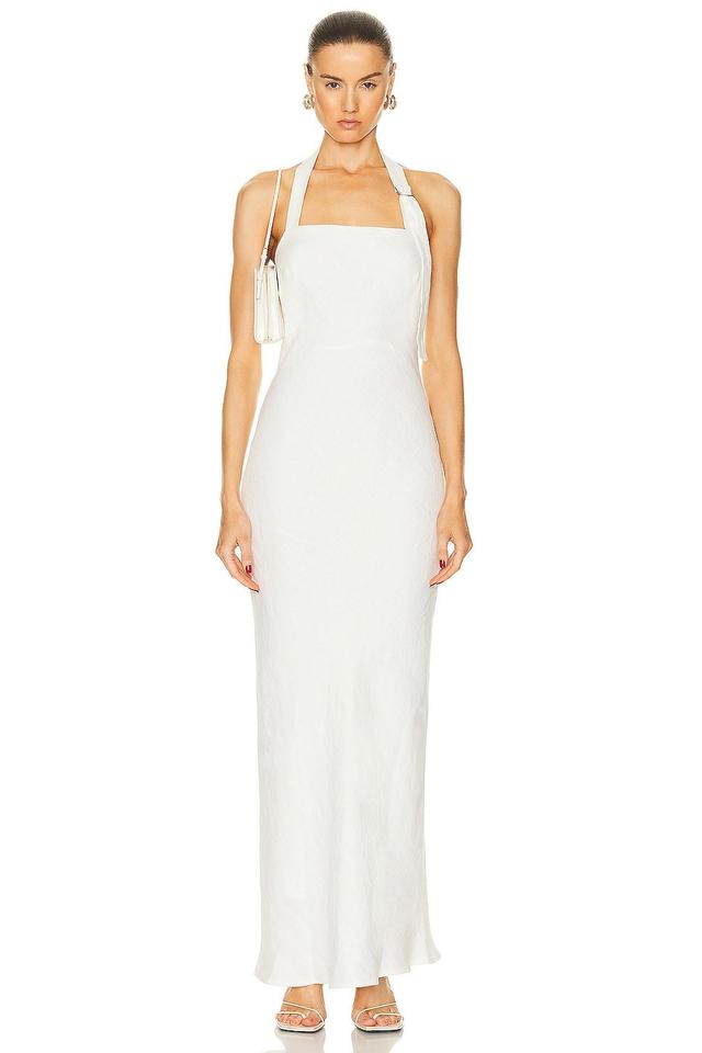 St. Agni Linen Bias Maxi Dress Product Image