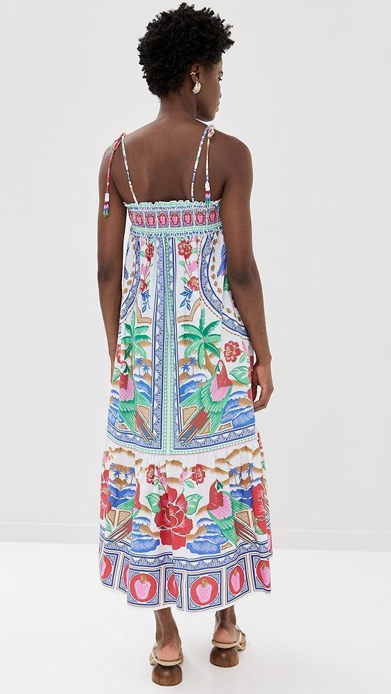 FARM Rio Flowers Beach Off White Maxi Dress | Shopbop Product Image