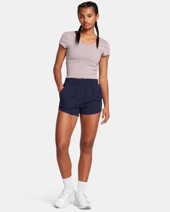 Womens UA Meridian Fitted Short Sleeve Product Image