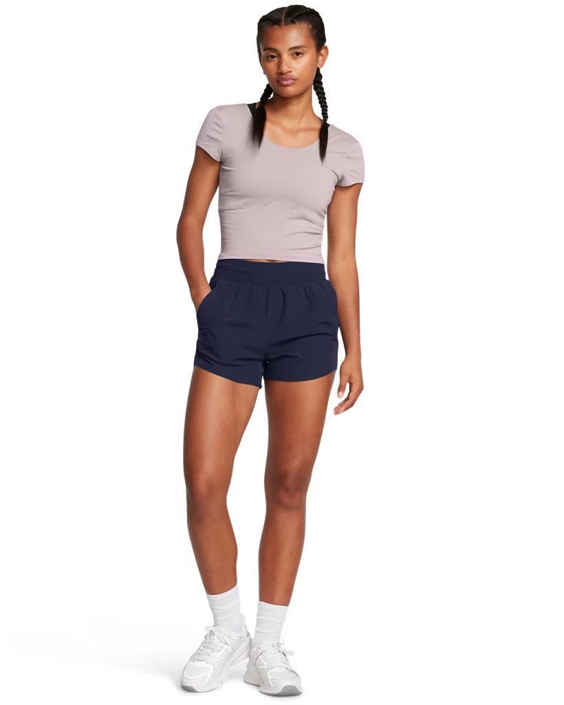 Womens UA Meridian Fitted Short Sleeve Product Image