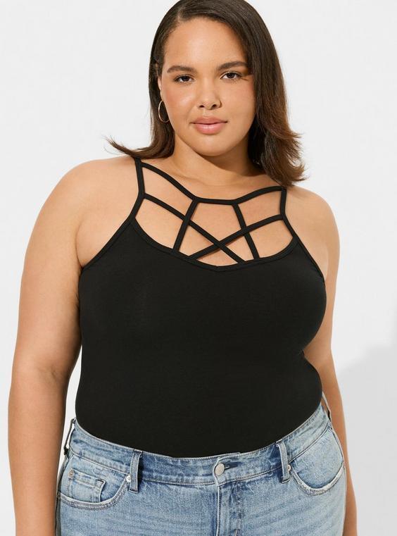 Foxy High Neck Strappy Cami Product Image