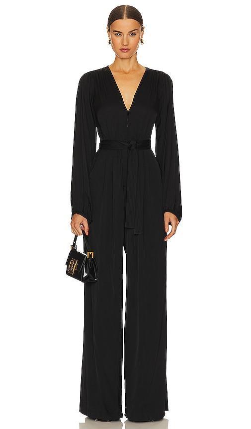 Womens Imogen Belted Wide-Leg Jumpsuit Product Image