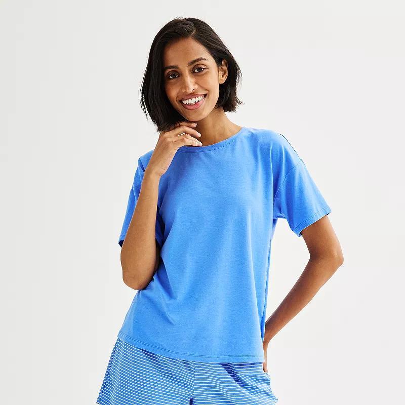 Womens Sonoma Goods For Life Cotton Modal Sleep Tee Product Image