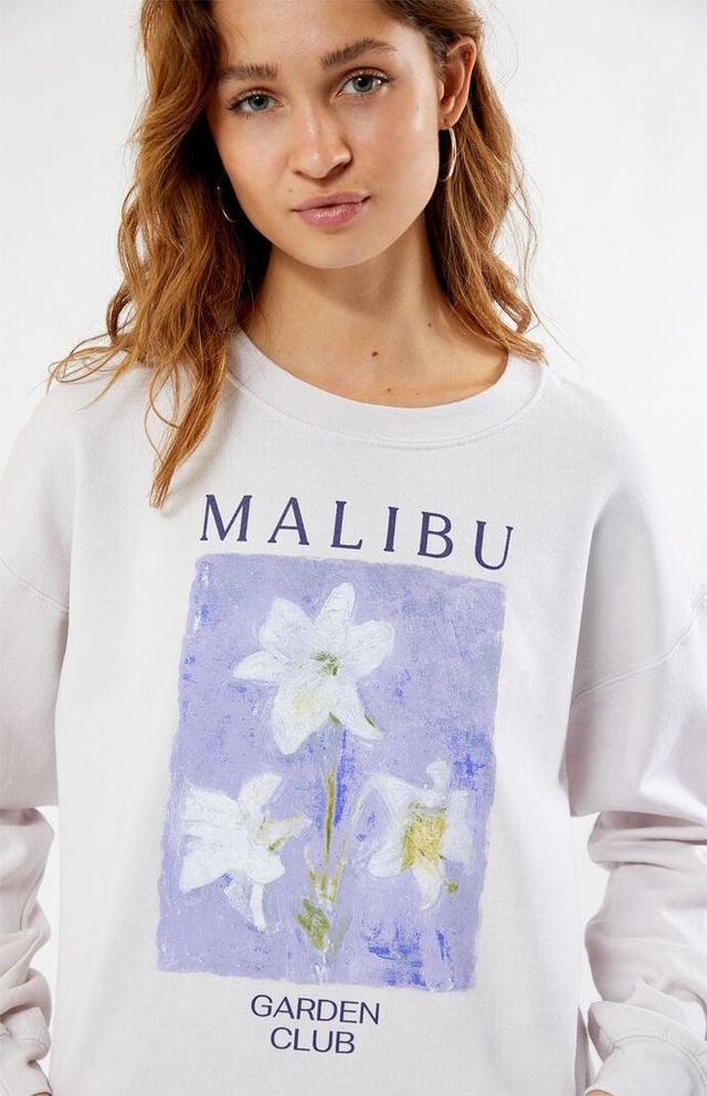 Women's Malibu Garden Club Crew Neck Sweatshirt Product Image